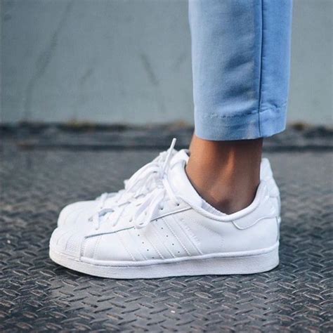 women white adidas original superstar shoes|Adidas original superstars white.